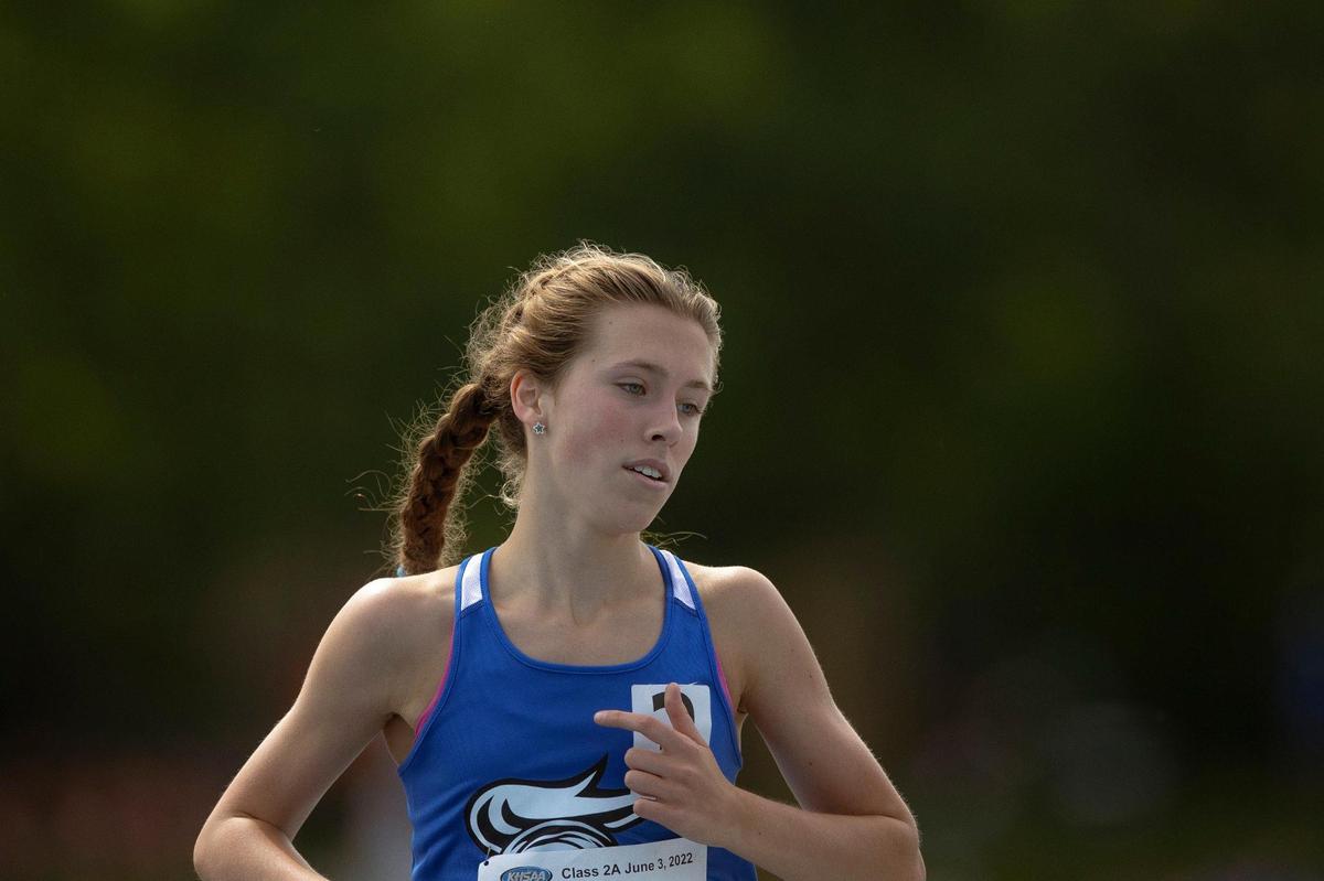Lexington Catholic freshman Caroline Beiting won the girls’ 1,600 during the Class 2A KHSAA state championships on Friday.