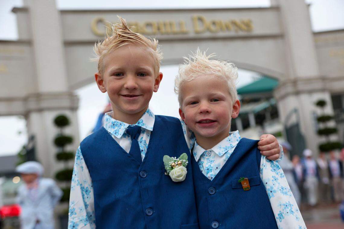 Camden and Logan Walker during Kentucky Derby 151 at Churchill Downs May 3, 2025.&nbsp;&nbsp;