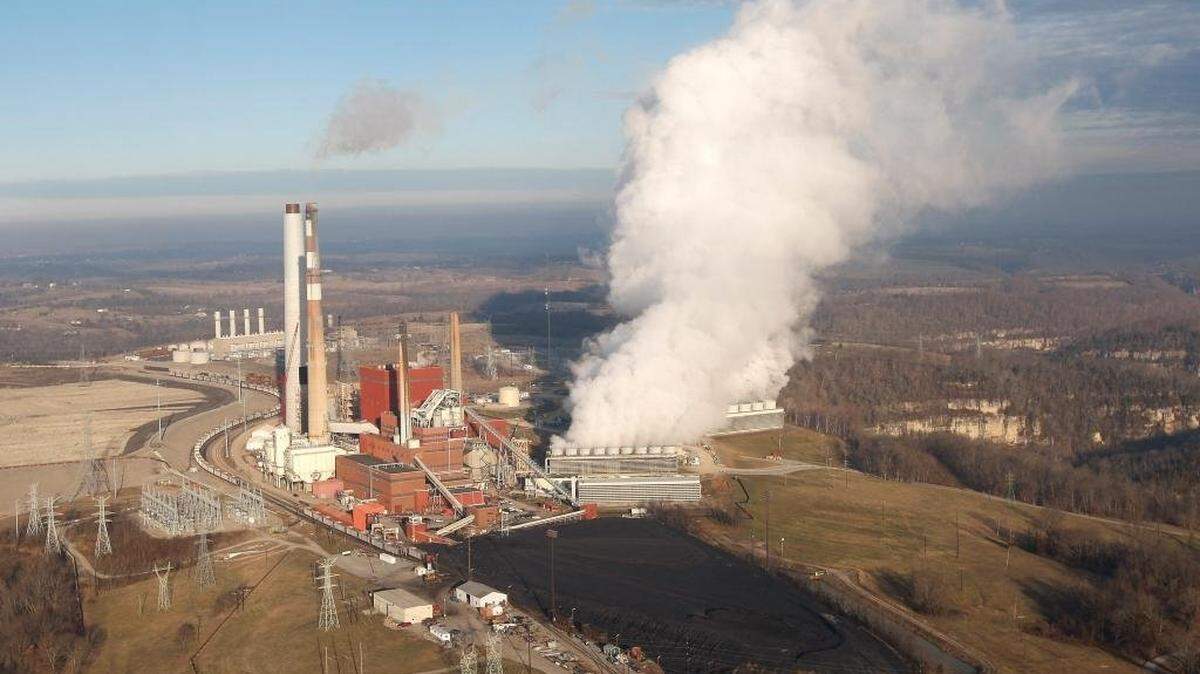 The Kentucky Utilities E.W. Brown Power Generating Station Station in Burgin, Ky..