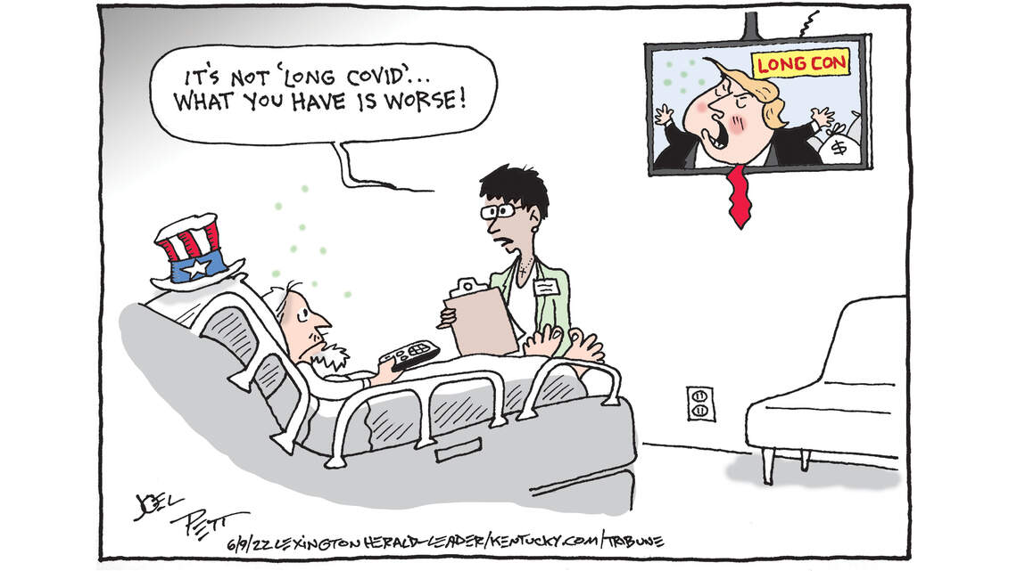 Joel Pett: U.S. has something worse than COVID