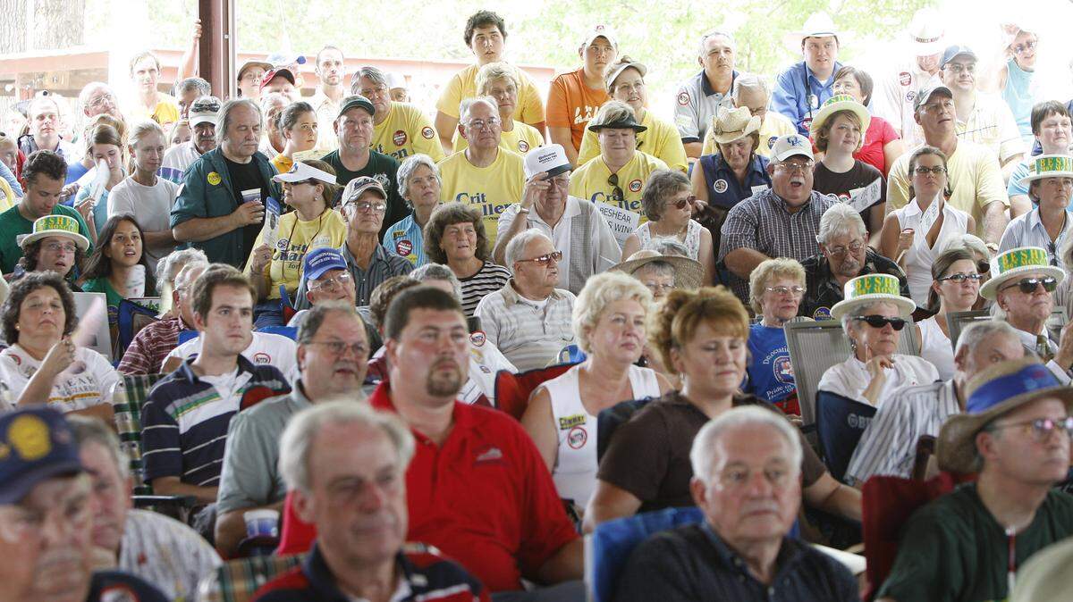 Political rhetoric and August temperatures make the Fancy Farm picnic at St. Jerome Catholic Church in Western Kentucky a hot time for the folks who listen to the speeches each year.