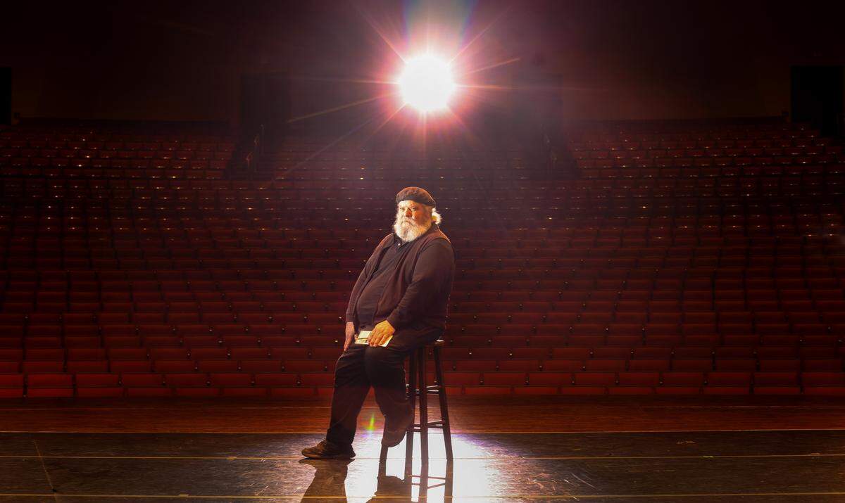 Walter Tunis, on the stage of the Singletary Center for the Arts on the University of Kentucky campus, May 21, 2026.
