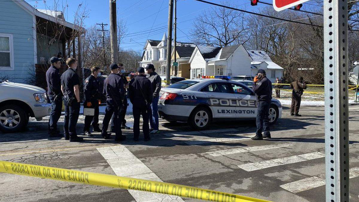 Police were originally called to the 500 block of North Upper Street for shots fired but found the two people dead inside the house when they arrived. 