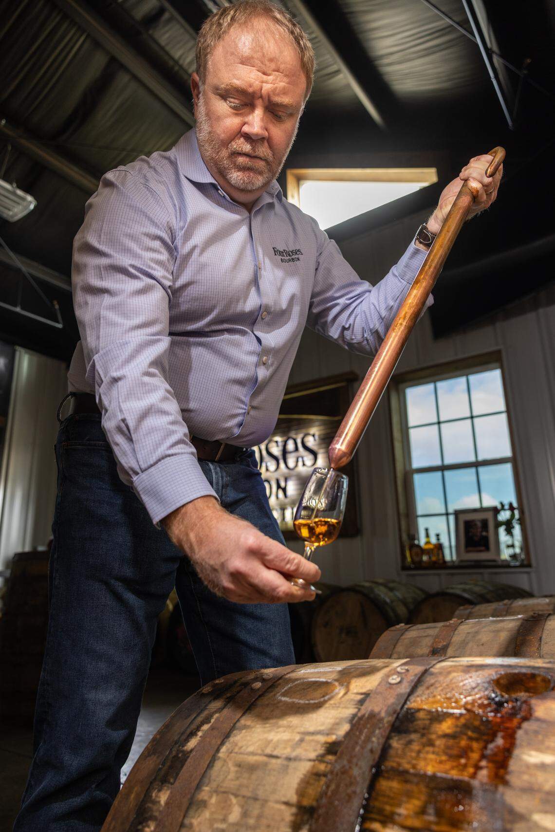 Four Roses master distiller Brent Elliott will lead a barrel selection as part of an item available in the upcoming auction.