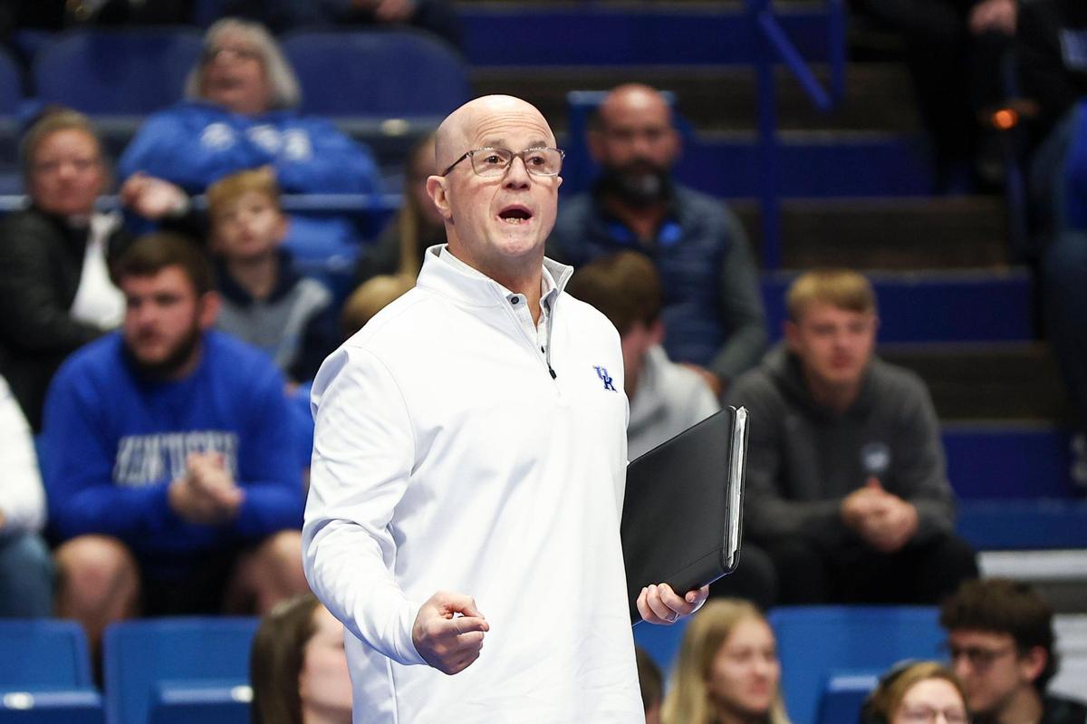 Craig Skinner has been UK’s head coach since December 2004. His Wildcats have won 18 matches in a row entering next week’s NCAA Tournament Sweet 16.