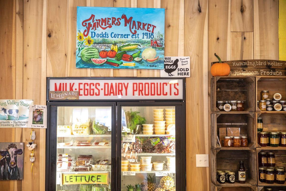 Dodd’s Corner Farmer’s Market offers many local and Kentucky-grown or made food items in Nicholasville, Ky.