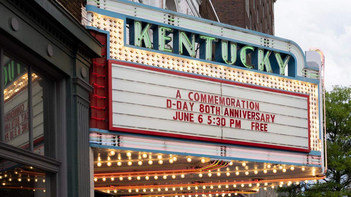 A program to honor the 80th anniversary of D-Day and recognize eight fallen World War II soldiers with a connection to Lexington was held Thursday night at the Kentucky Theatre.