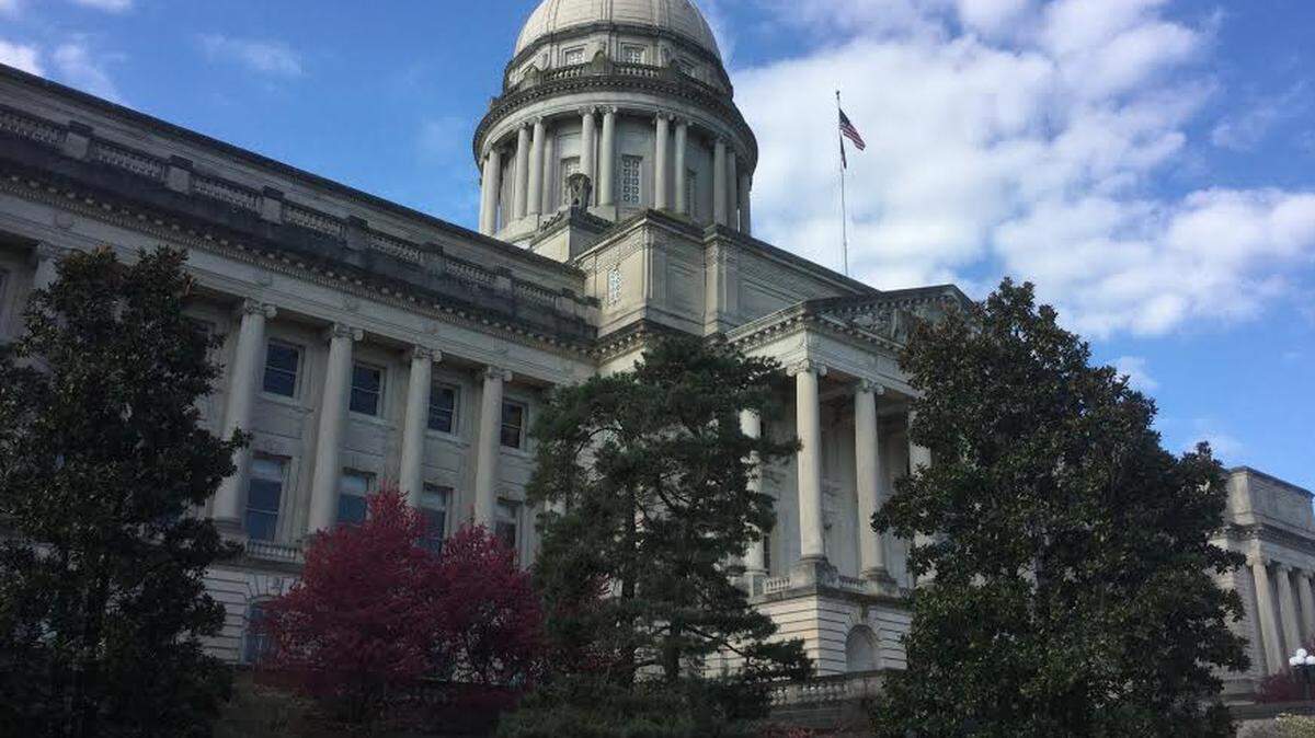 The Kentucky state Capitol in Frankfort