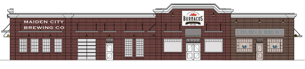In Paris, Maiden City Brewing Co. is building a 4,900-square-foot building at 202 Commerce Drive for a second taproom as well as Burnaco’s, a Tex-Mex restaurant, and Churn and Brews, which will offer crafted ice cream products and custom roasted coffee drinks. The place will have a big patio for outdoor seating.