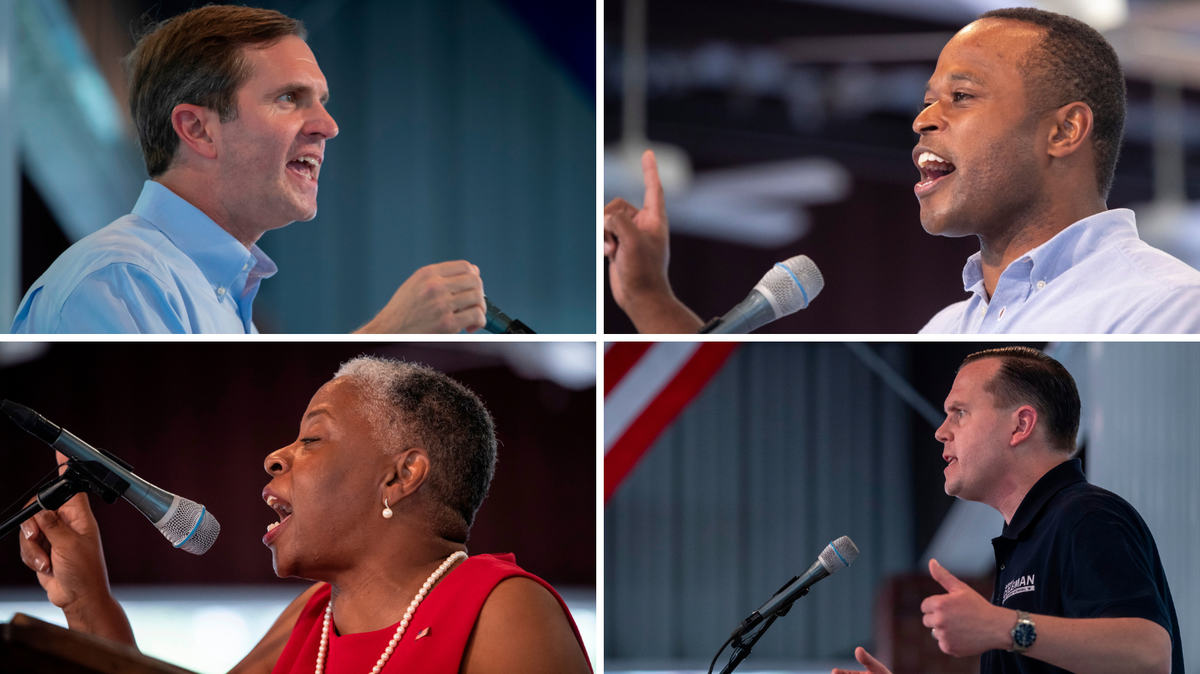 Democrat Gov. Andy Beshear and Republican Attorney General Daniel Cameron are facing off to become the next governor of Kentucky. State Rep. Pamela Stevenson, D-Louisville, and Republican Russell Coleman are competing to become the commonwealth’s next attorney general.