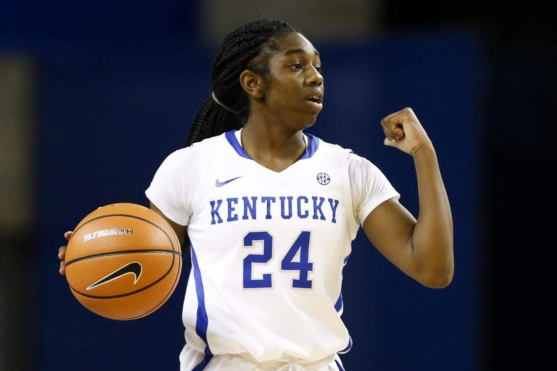 Among Kentucky women’s basketball players who have played in the 21st century, Taylor Murray is the leader in career assists with 450.
