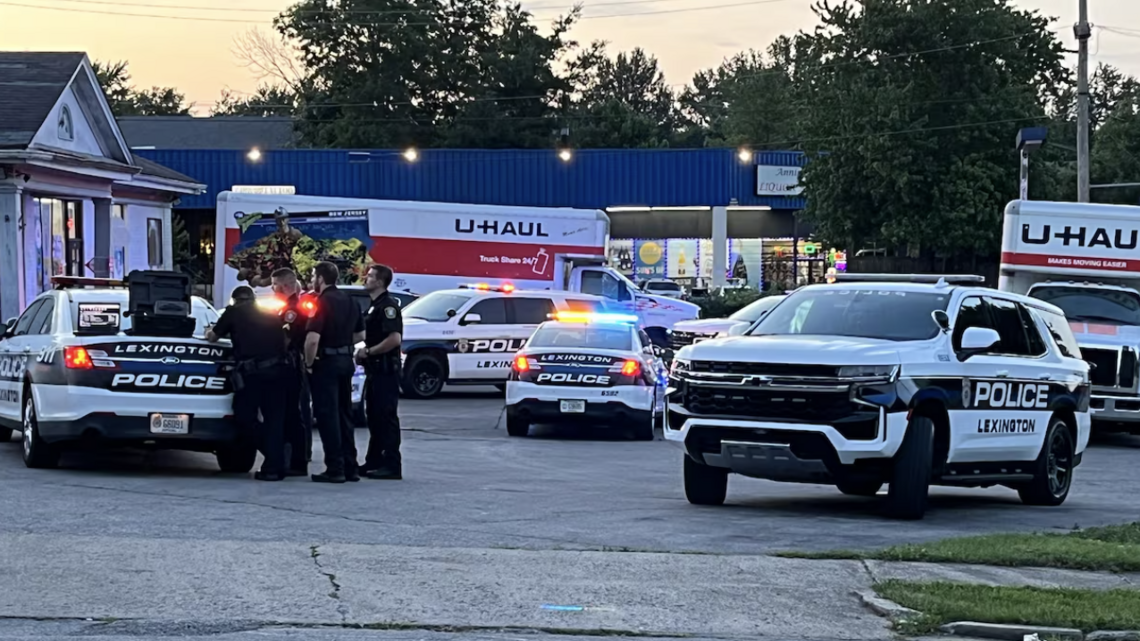 Police searching for man accused of robbing north Lexington business