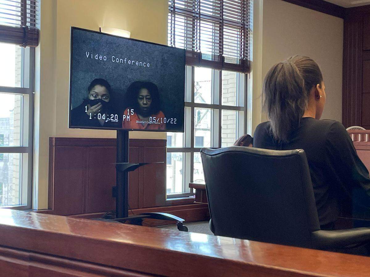 Nikki James, 43, entered a not-guilty plea at her arraignment hearing on Tuesday afternoon.