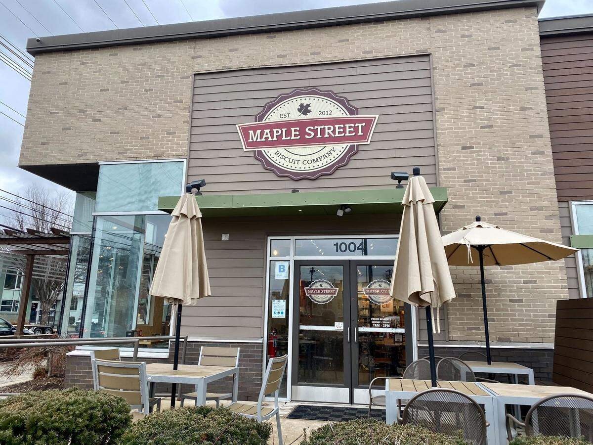 The Louisville location of Maple Street Biscuit Co. is in the Highlands neighborhood at 1004 Bardstown Rd. It’s open daily from 7 a.m. to 2 p.m.
