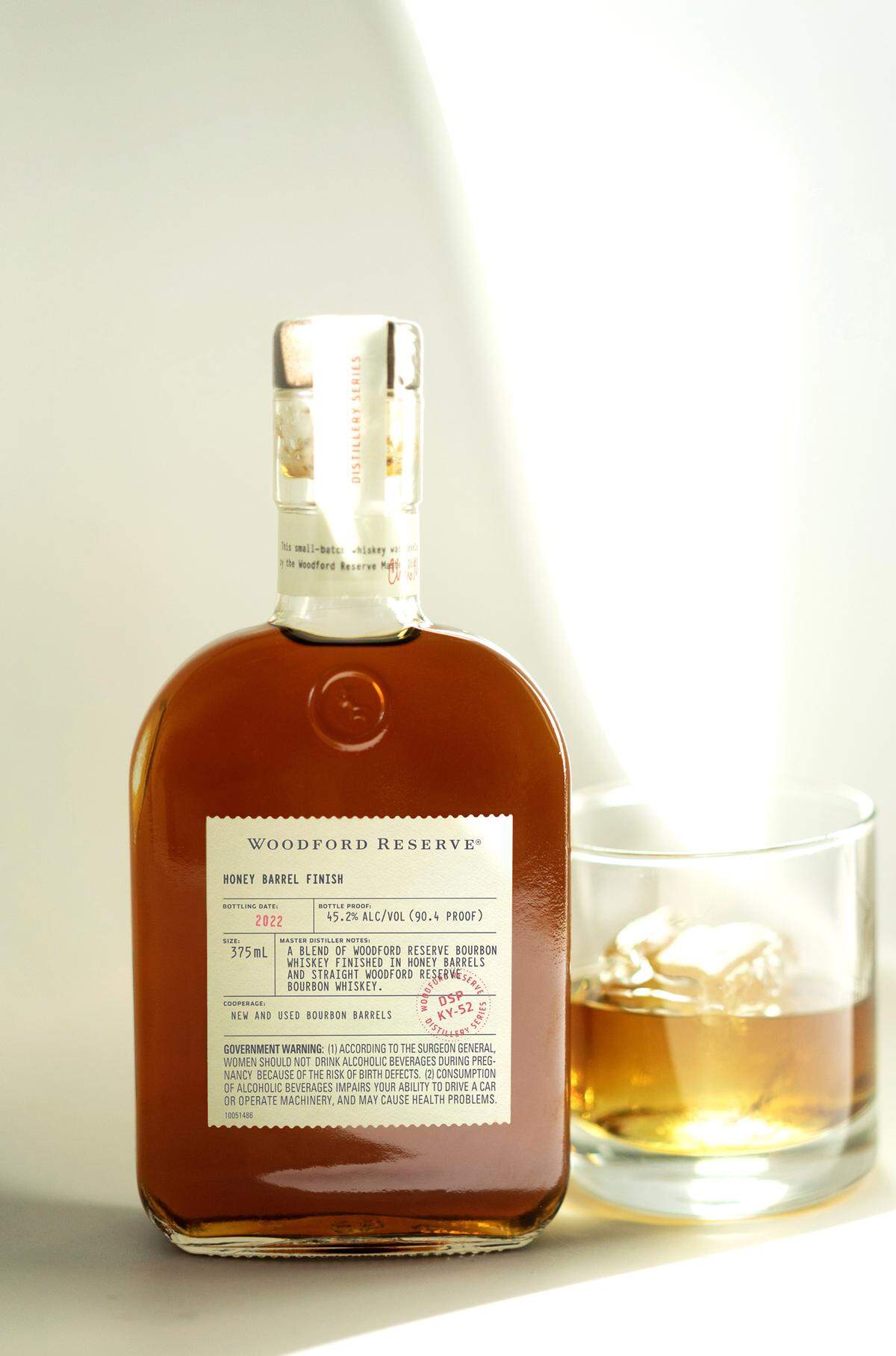 Woodford Reserve’s latest Distillery Series release is Honey Barrel Finish, a bourbon aged in barrels that were also used to age Kentucky honey. It’s available for purchase at the Kentucky distillery’s gift shop.