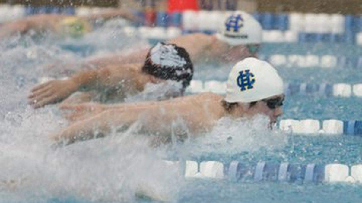 Henry Clay’s Jackson Millard won three events at the Region 8 Swimming Championships held Sunday at Stivers Aquatic Center in Barbourville, including setting meet records in the 500-yard freestyle and the 400-yard freestyle relay where he teamed with Max Montgomery, Nick Johnson and Cole Bray.