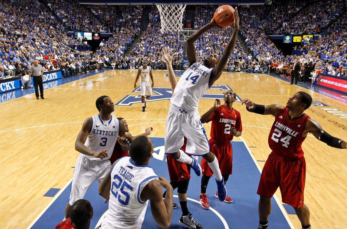 Michael Kidd-Gilchrist’s 24 points and 19 rebounds against Louisville in 2011 were both career highs.