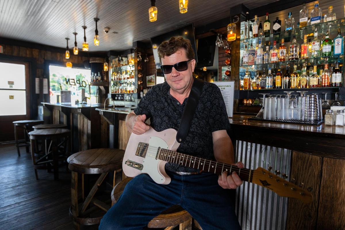 Georgetown native and former Nashville musician Patrick Golden opened Golden’s Pub & Deli in August 2020 in his grandmother’s former grocery store. Patrick played guitar in Nashville for 30 years and toured around the world with artists including Joe Diffie, Waylon Jennings, Jerry Lee Lewis and The Bellamy Brothers.