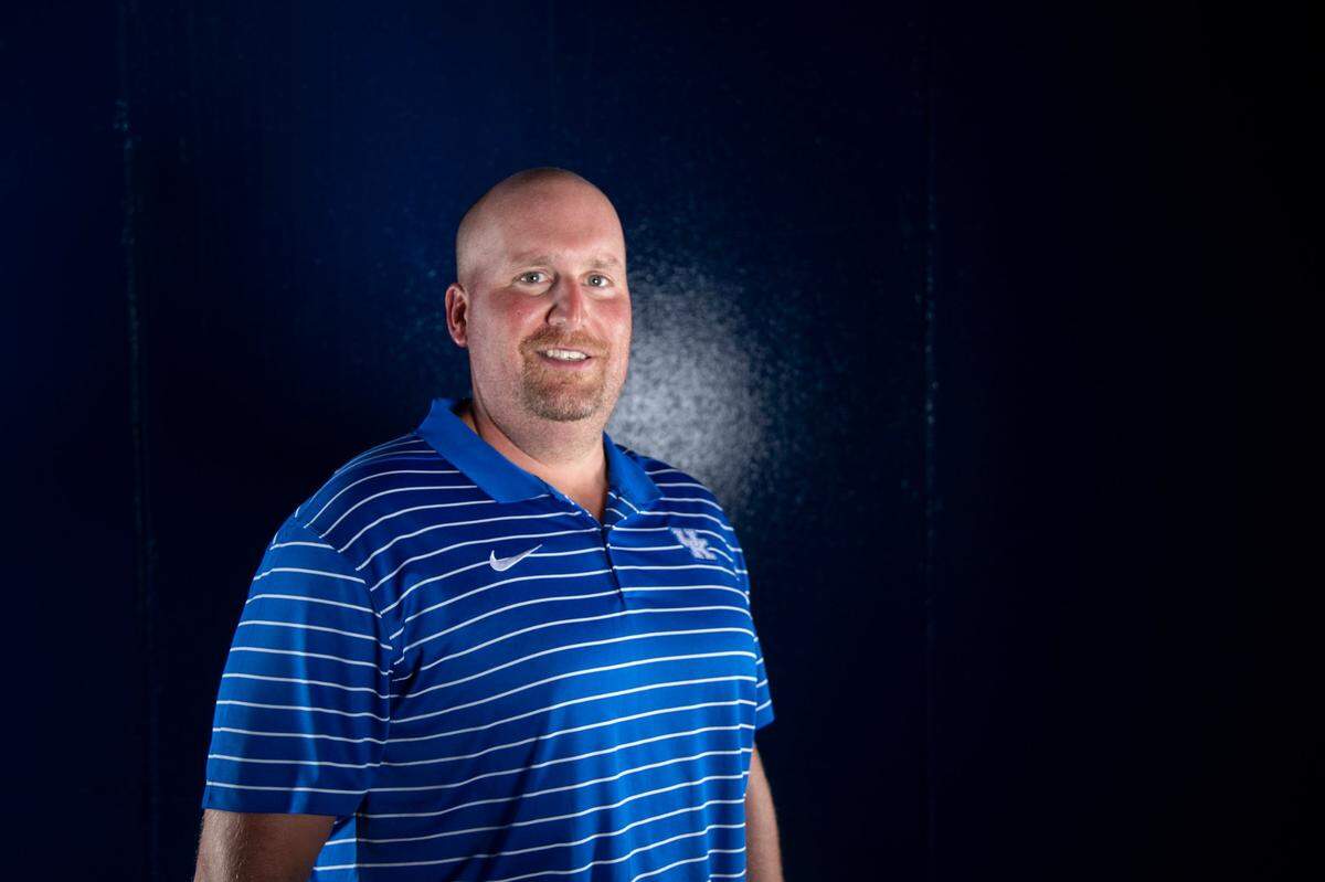 New Kentucky offensive line coach Zach Yenser says developing two new starters for UK at offensive tackle in 2022 will “be fun but it is definitely a challenge.”