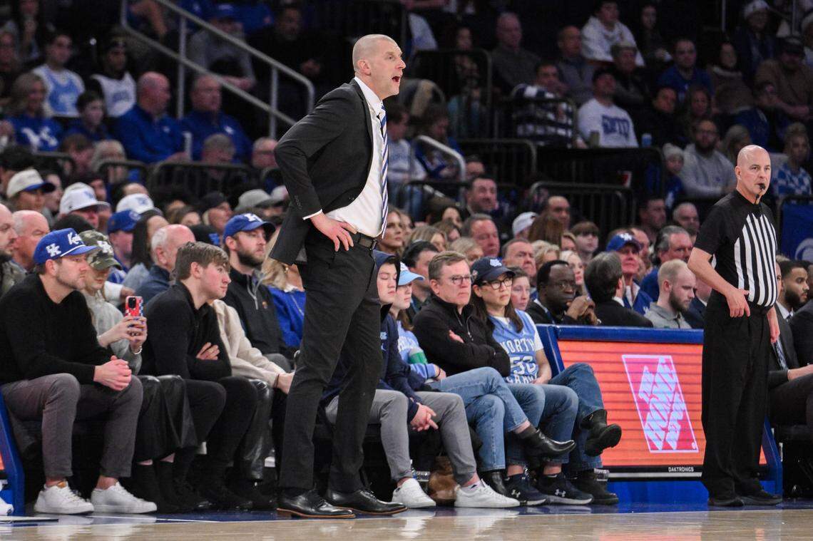 Mark Pope and Kentucky lost in the CBS Sports Classic in New York last weekend. The Wildcats’ future schedules are packed with similar high-profile events for years to come.