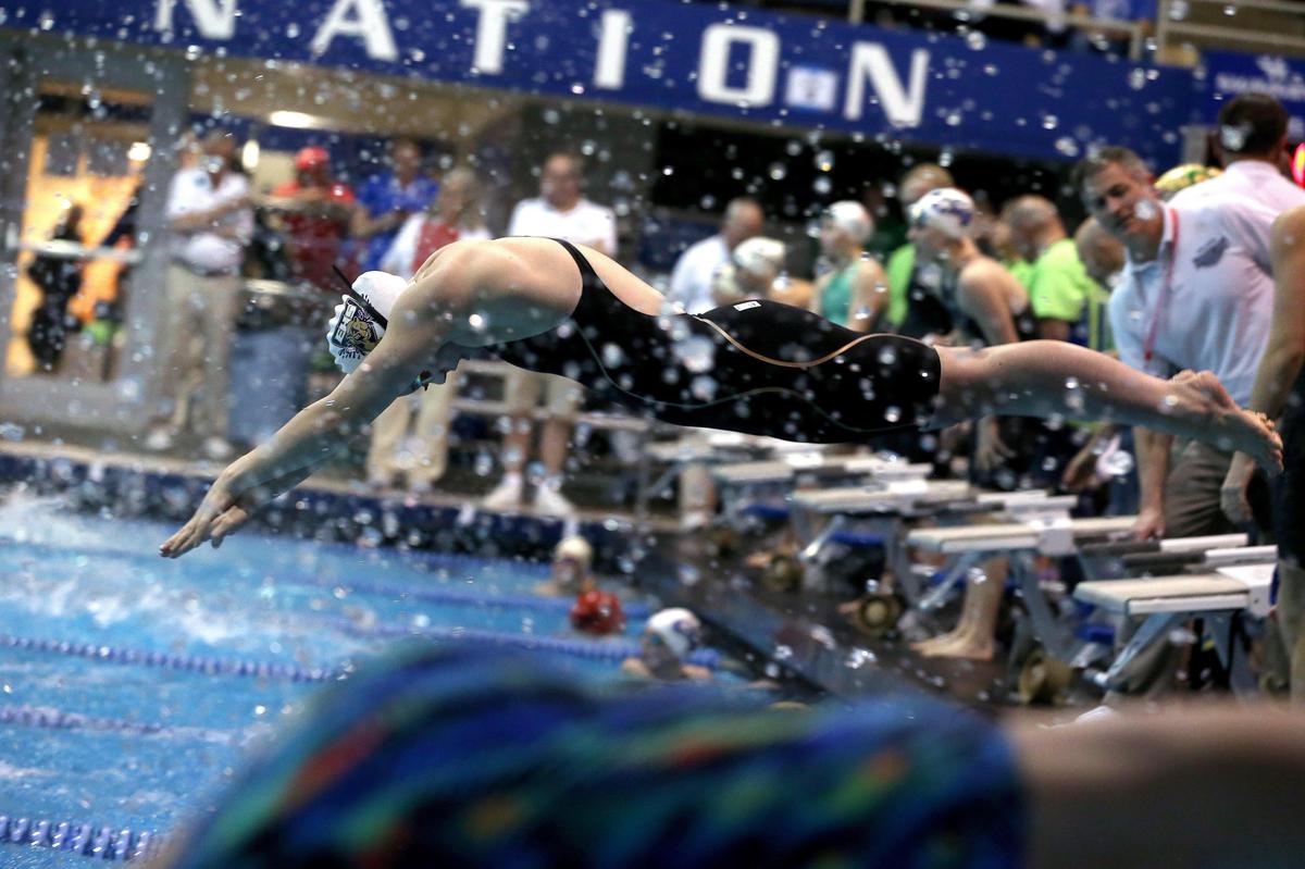 The girls’ finals played out Friday night at UK’s Lancaster Aquatic Center. The boys were to take center stage on Saturday.