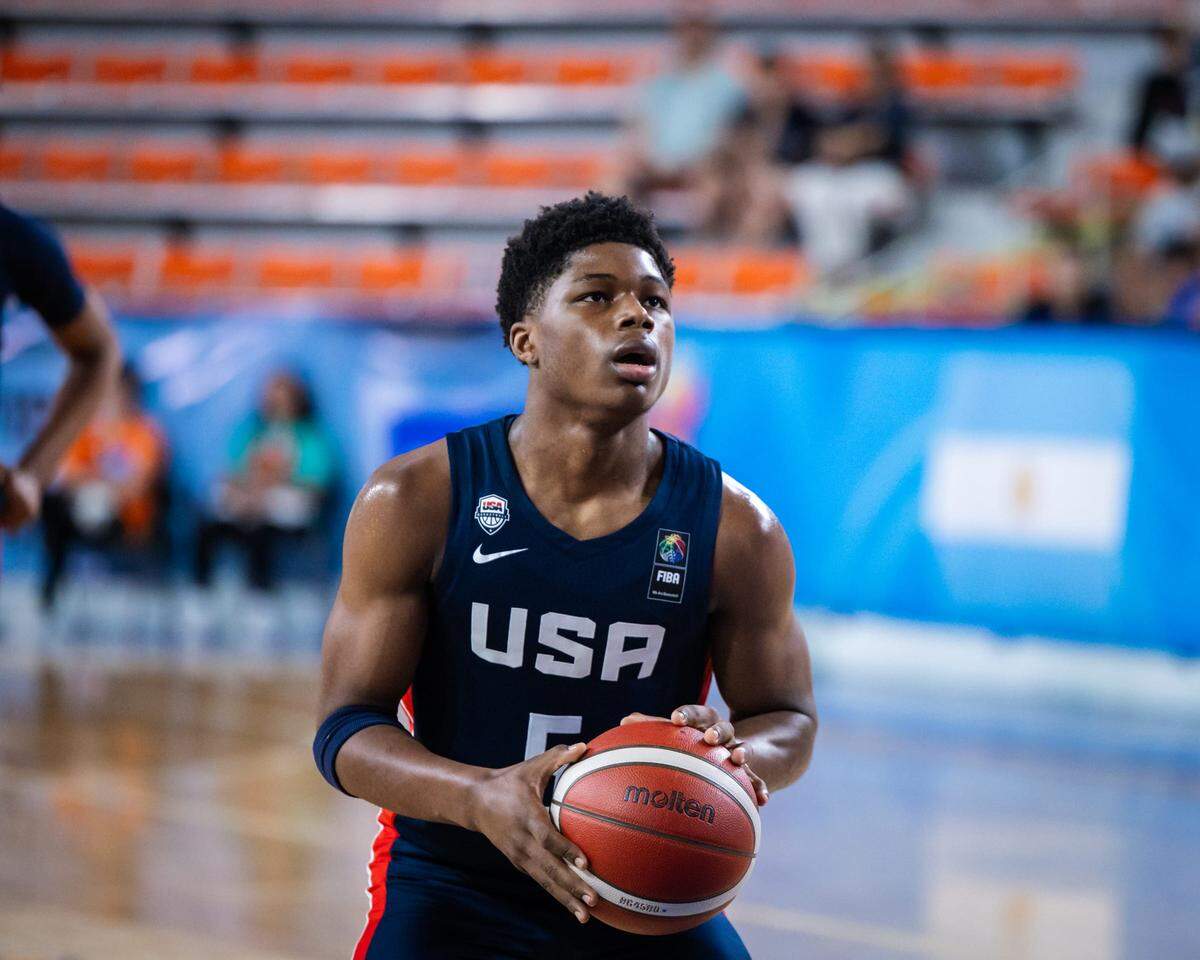 Class of 2027 college basketball recruit Nasir Anderson won a gold medal with USA Basketball in June 2025 at the FIBA Under-16 AmeriCup in Mexico.
