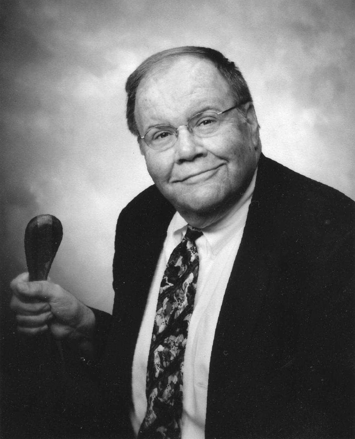 This undated photo provided by the Association of Gay and Lesbian Psychiatrists shows John Fryer. The psychiatrist, considered a trailblazer in the gay rights movement for appearing in a mask before his colleagues at a 1972 convention to announce his homosexuality, is being honored in Philadelphia with a historical marker to be unveiled Tuesday, Oct. 3, 2017. (Association of Gay and Lesbian Psychiatrists via AP)