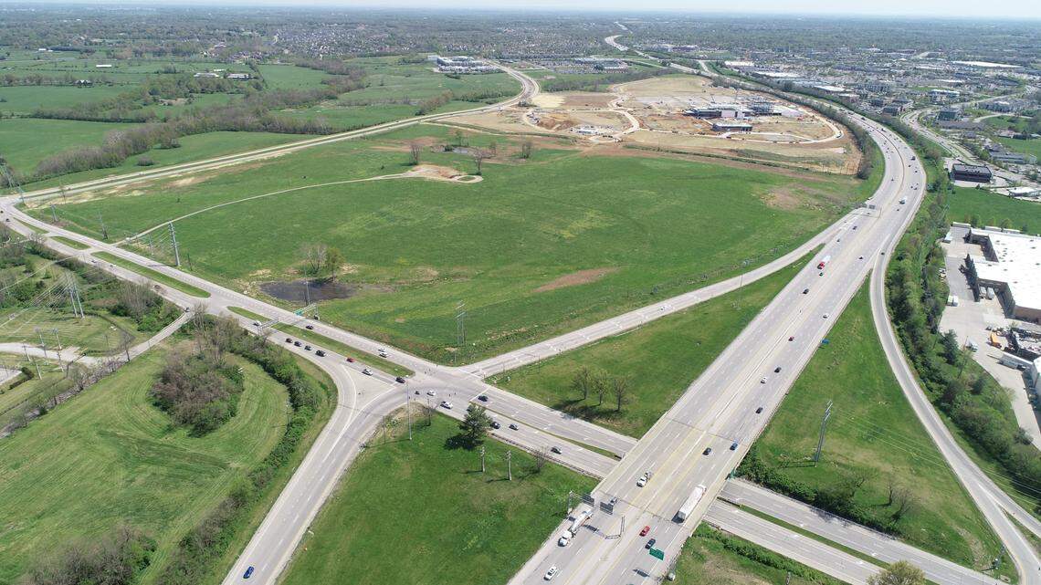 The 27 acre plot of land that UK Health Care bought in June 2022 with plans for a new healthcare campus.