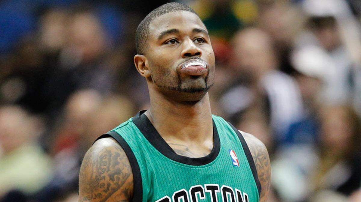 Terrence Williams, who was a Boston Celtics guard, played in the team’s game against the Minnesota Timberwolves on April 1, 2013.