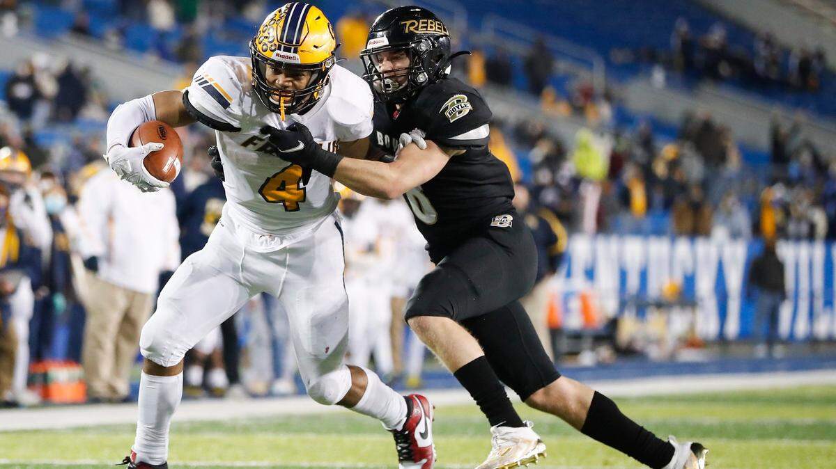 Franklin County’s Kaden Moorman (4) helped the Flyers reach last year’s Class 4A state championship game. The junior returns as one of the top recruits in the state and looks to lead Franklin County back to the postseason in 2021.