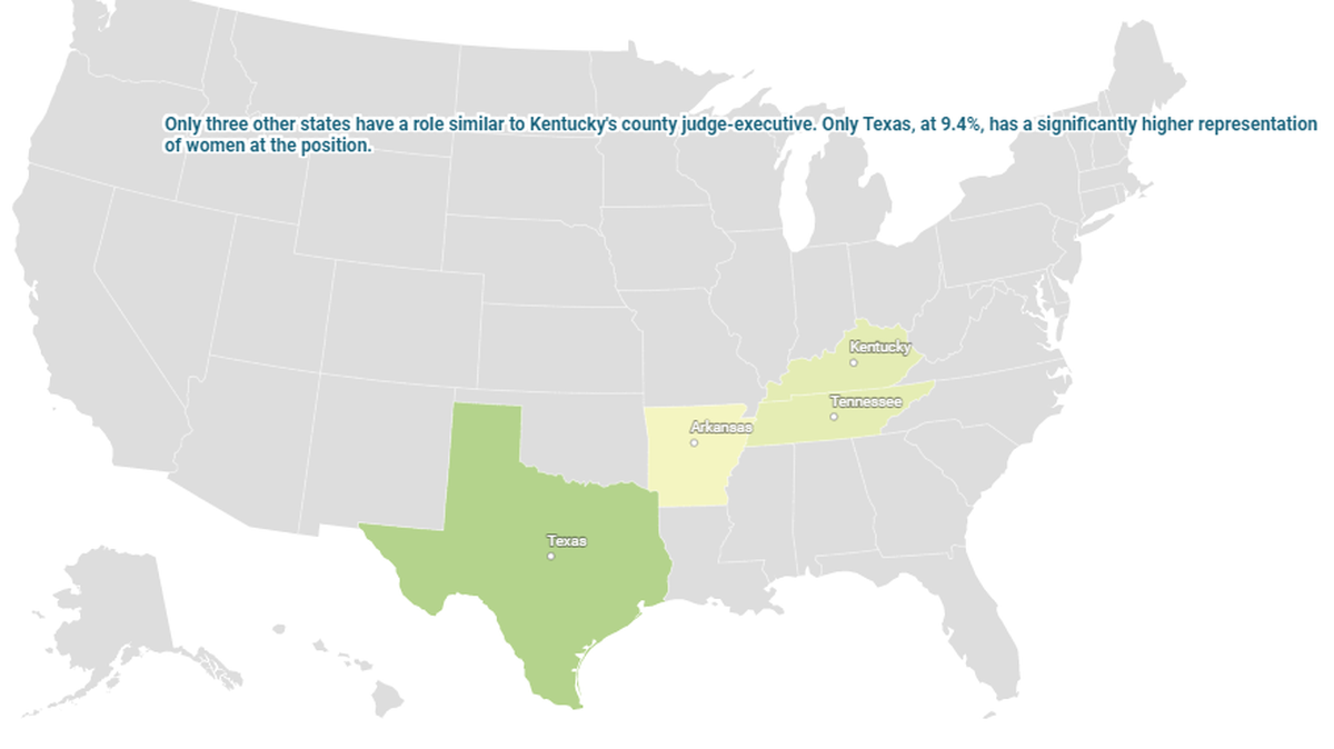 Interactive map: How few women in office? See how Kentucky stacks up to other states