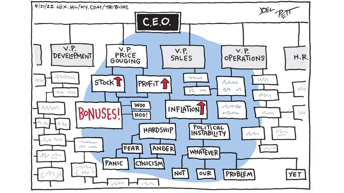 Joel Pett: The latest org chart