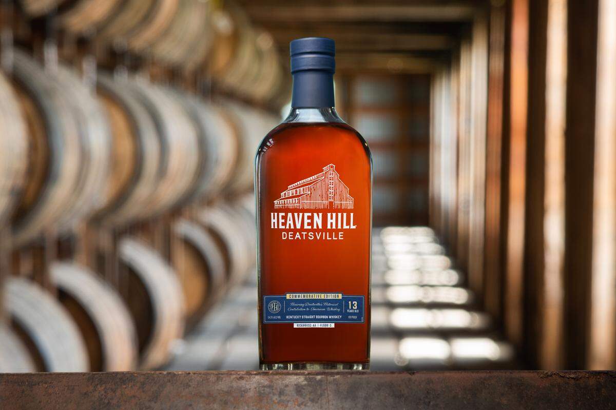 Heaven Hill Deatsville 13-Year-Old Bourbon Whiskey is made from a whiskey aged in a unique set of warehouses that are being transitioned out of active aging. The limited release is available through a unique distillery tour you can book online.