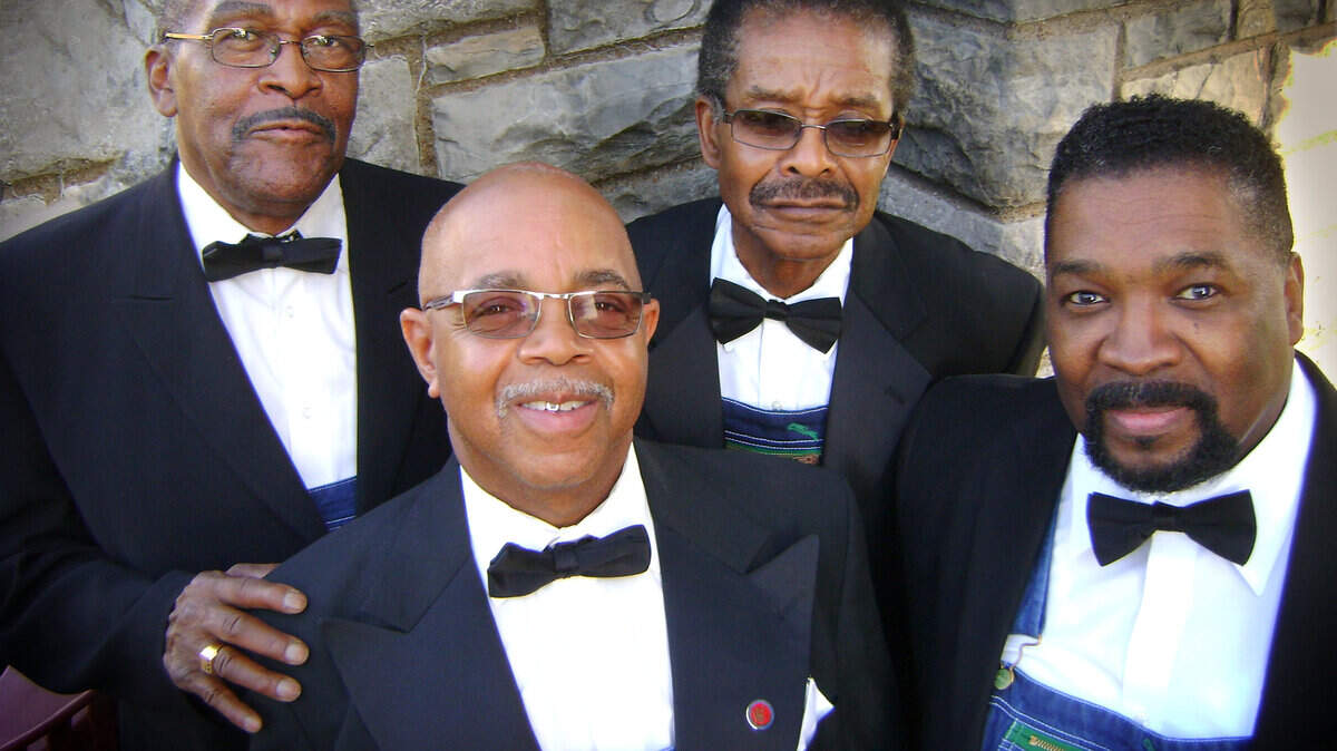 The Fairfield Four's current members: Joe Thompson, left, Bobbye Sherrell, Levert Allison and Larrice Byrd, Sr.   