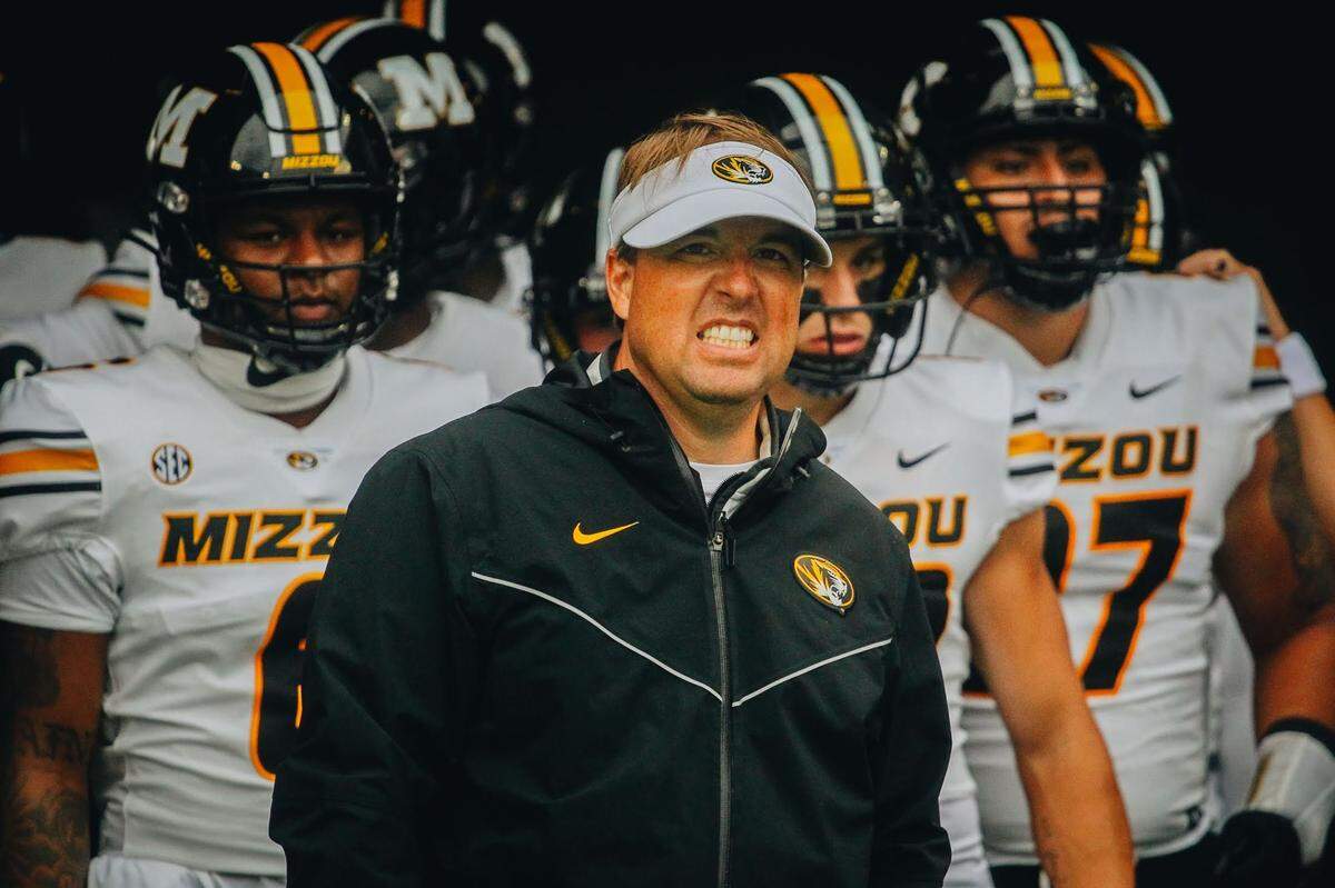 Missouri coach Eli Drinkwitz is 1-2 against Kentucky since becoming Tigers head man in 2020.