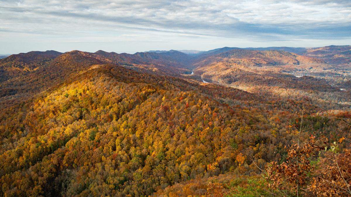 Fern Lake is visible from Cumberland Gap National Historical Park near Middlesboro, Ky.