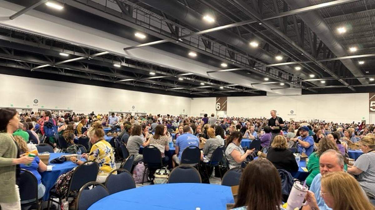Fayette County Public Schools hosted a training event, Focus Forward Professional Learning Summit, at Central Bank Center in Lexington, Ky., Aug. 9, 2023.
