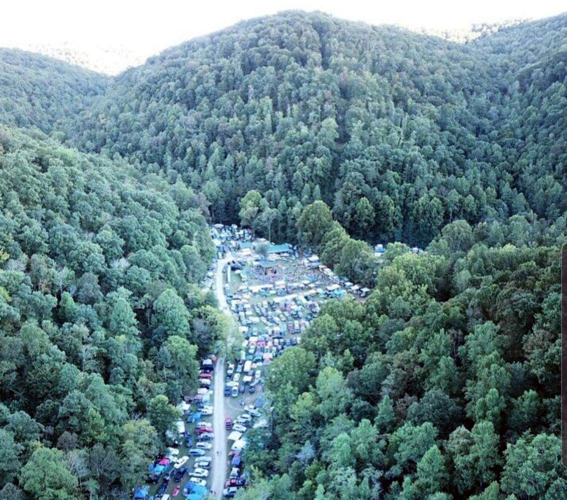 The Roberts’ Family Farm, nestled across Estill and Lee Counties, is the home for those lucky enough to get one of the 1,000 tickets for the festival. Camping is included in the price of the ticket.
