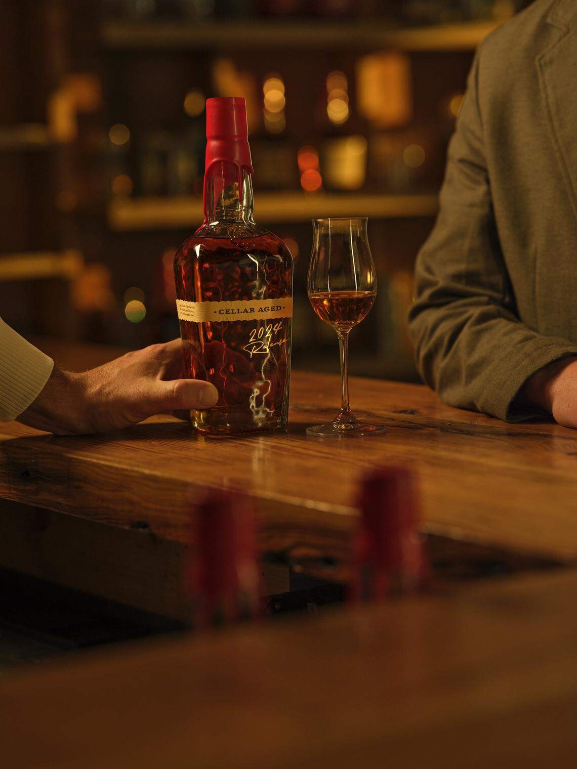 Maker’s Mark 2024 Cellar Aged is the distiller’s “most mature bourbon yet,” a blend of whisky aged 12 and 13 years. It’s 119.3 proof and has a suggested retail price of $174.55.