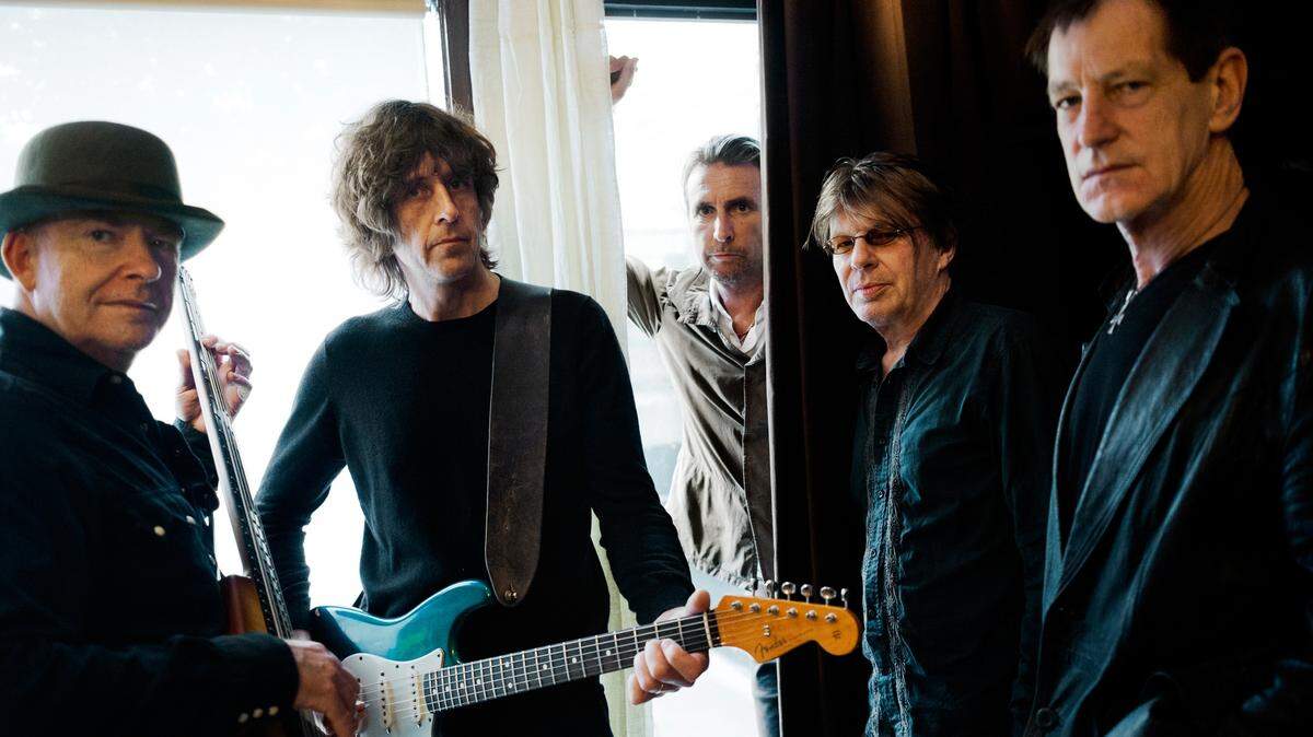 The Fixx, from left: Dan K. Brown, Jamie West-Oram, Cy Curnin, Adam Woods and Rupert Greenall. The same lineup played Rupp in 1983.