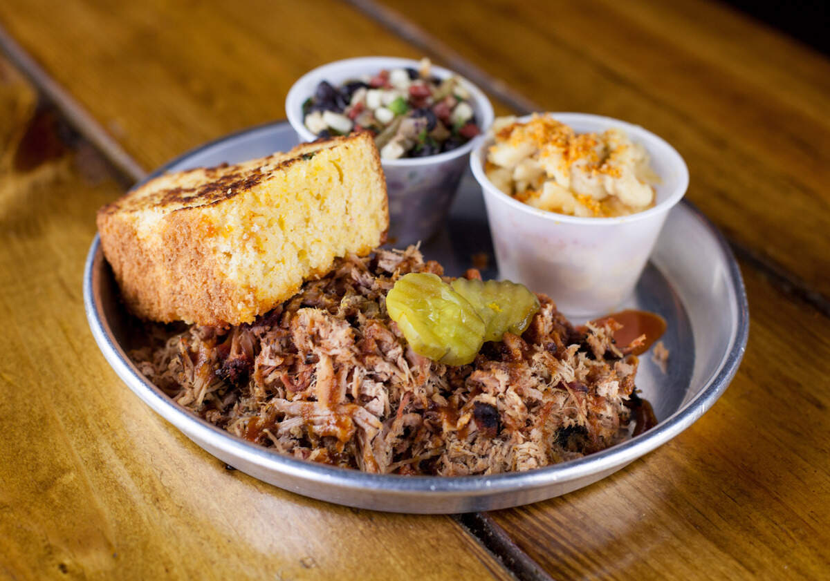 The pulled pork at Edley’s Bar-B-Que, which began in Nashville.