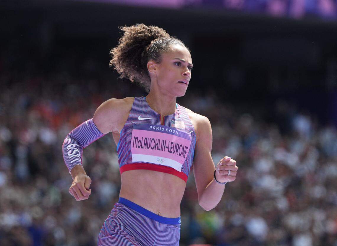 Former University of Kentucky track star Sydney McLaughlin-Levrone’s name appeared on 106 of 138 ballots cast for the 2024 Lexington Herald-Leader Kentucky Sports Figure of the Year Award.