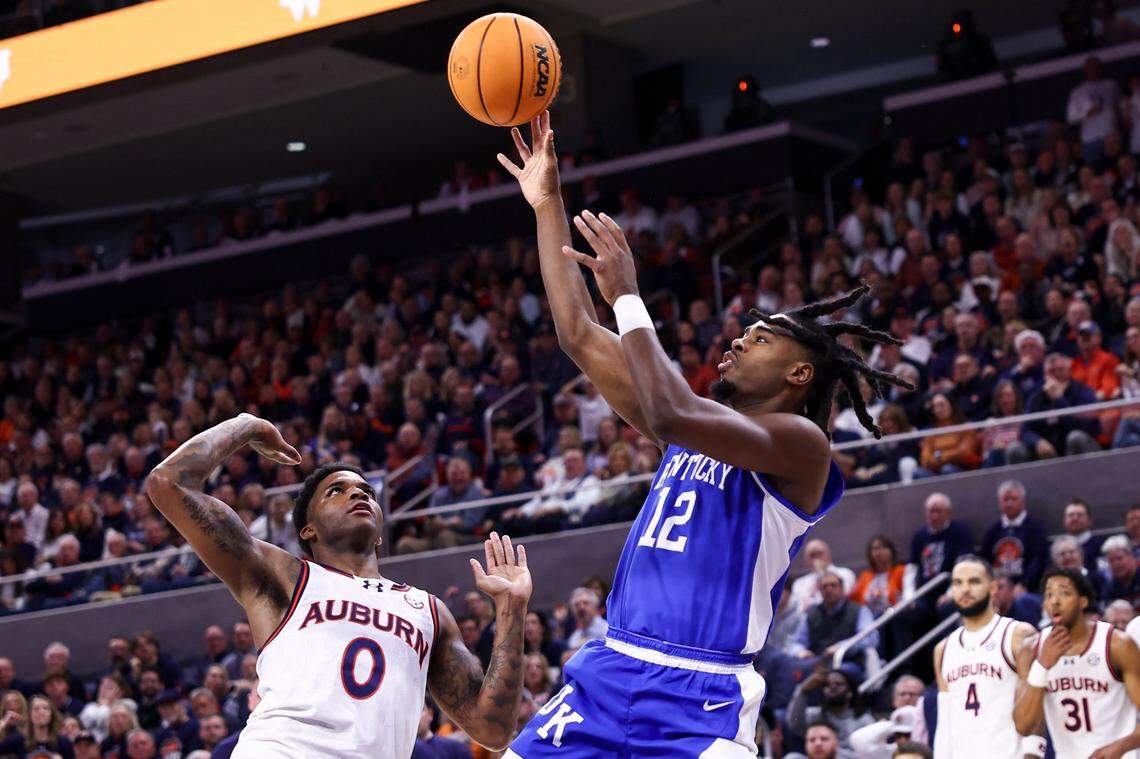 Kentucky super-senior guard Antonio Reeves (12) is having an All-America caliber season.