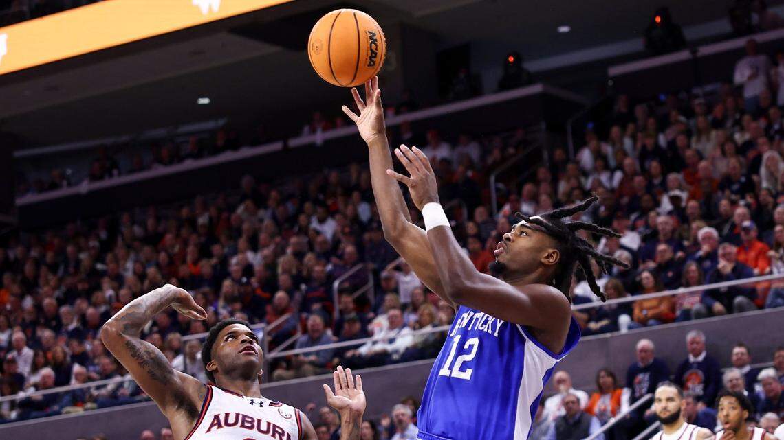Shot charts from No. 22 Kentucky basketball’s 70-59 win at No. 13 Auburn
