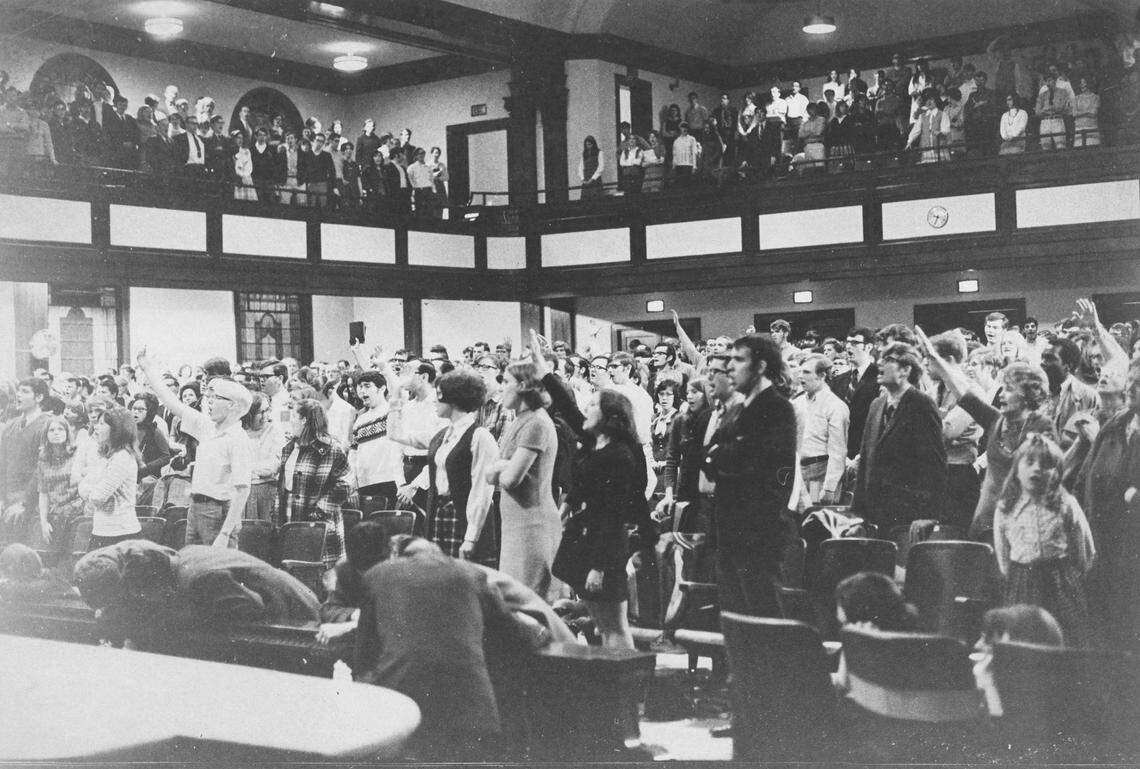 The Great Revival of 1970 at Asbury College went on for days and spread to schools and churches across the United States.