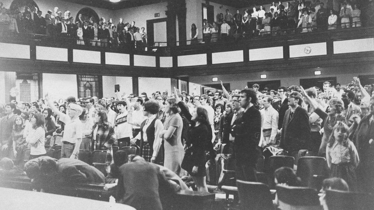 The Great Revival of 1970 at Asbury College went on for days and spread to schools and churches across the United States.