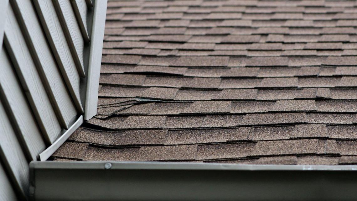 Homeowner Debbie Kirsch Coe contracted Lexington Blue to fix her roof. After months of delays, the repairs from the company left her roof in a state of disrepair that requires thousands of more dollars to fix. May 13, 2025.