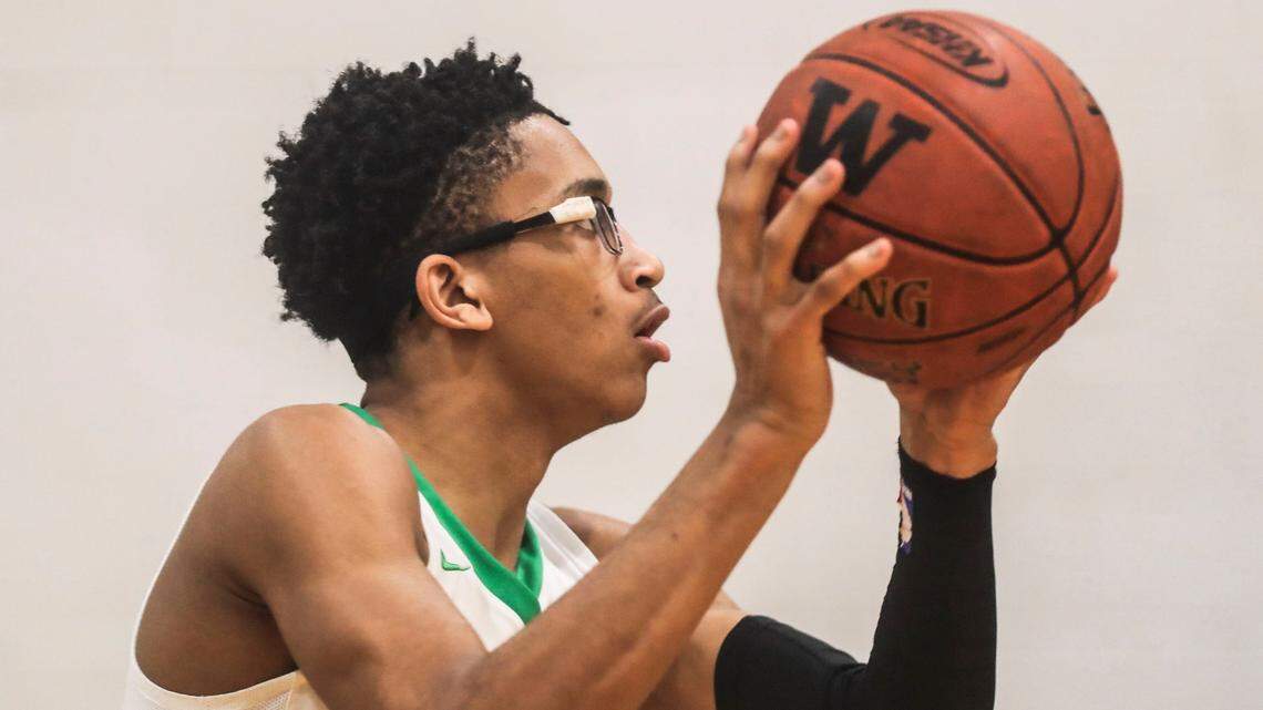 Kaden Magwood, a star basketball recruit from Louisville, makes his college commitment