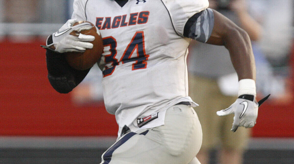 Madison Southern's Damien Harris runs for a touchdown against Madison Central at Madison Central football complex in Richmond, Ky., Friday, September 6, 2013. Photo by Matt Goins
