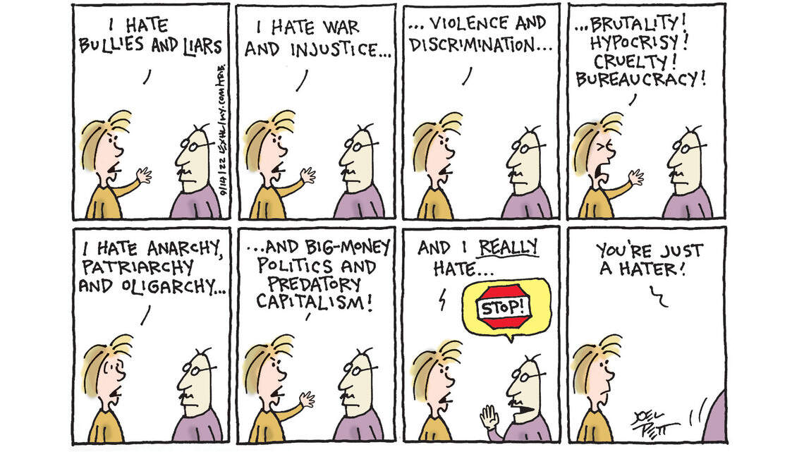 Joel Pett: All that negativity